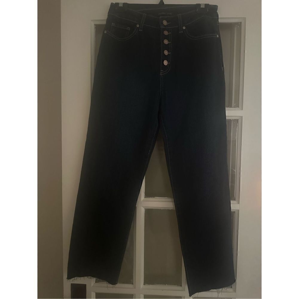 Sincerely Jules Mom Stovepipe Jeans High Waist Size 5/27 Dark Blue SJ26296CNI